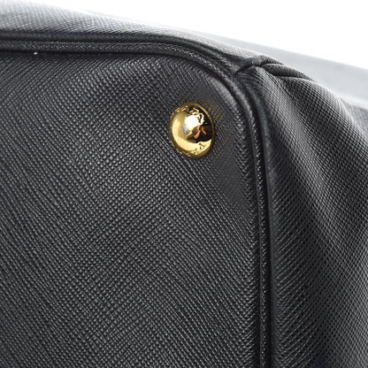 Prada Saffiano Lux Extra Large Galleria Double Zip Tote Black 17 of 19