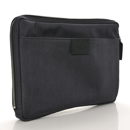 Valentino Garavani X UNDERCOVER Canvas Time Traveller Laptop Case Black 2 of 6