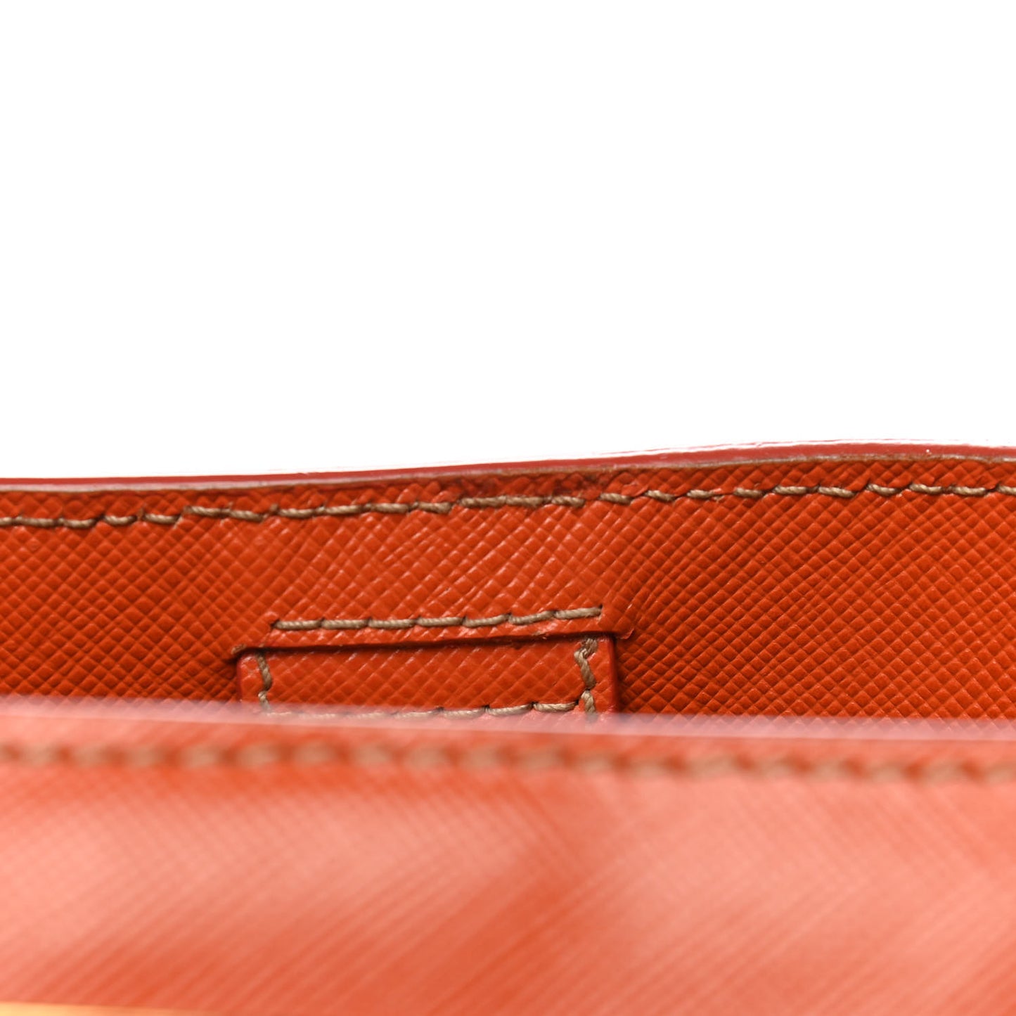 Saffiano Lux Large Tote Papaya