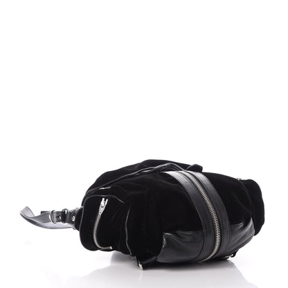 Alexander Wang Lambskin Velvet Mini Marti Backpack Black Nickel Hardware 6 of 10