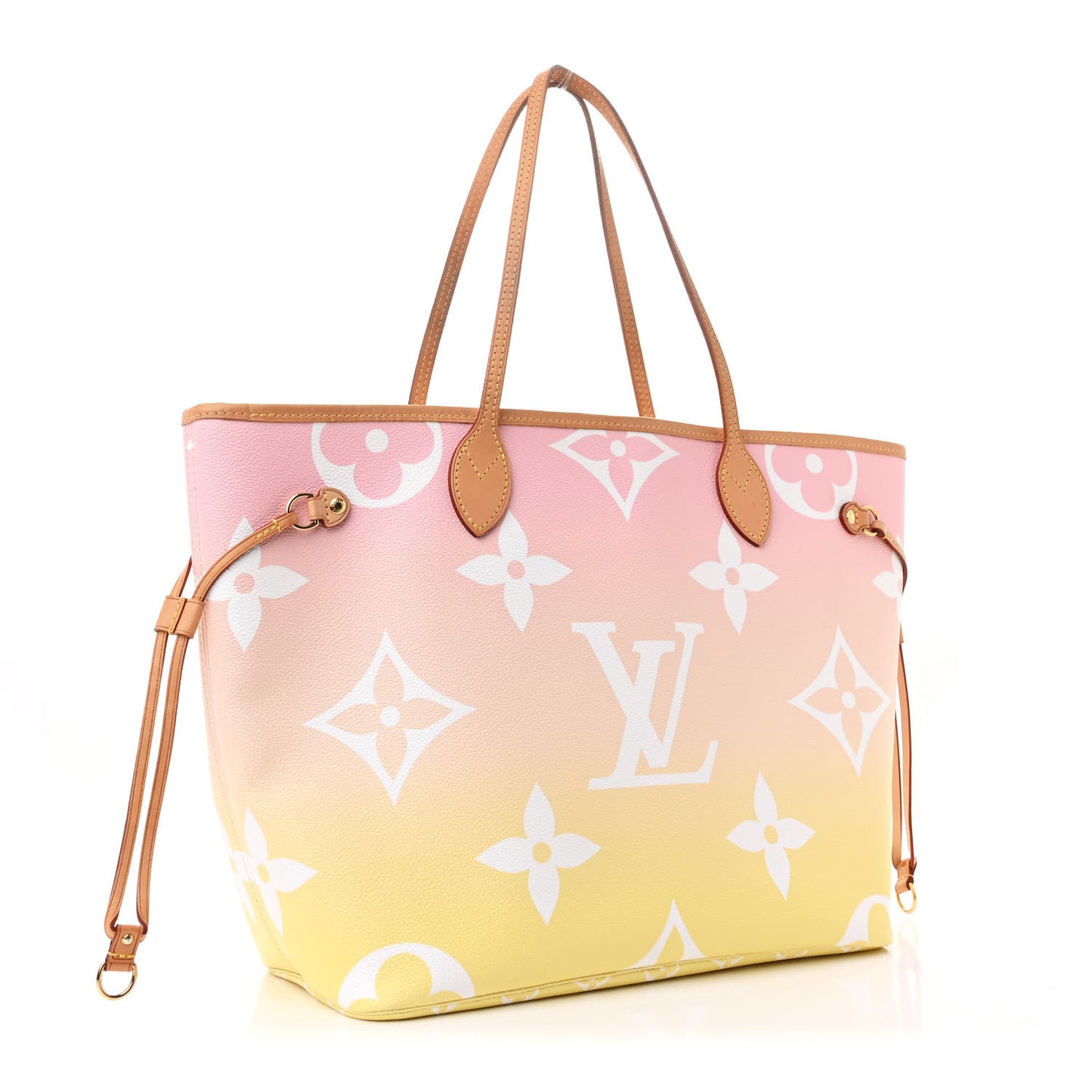 Monogram Giant By The Pool Neverfull MM Light Pink