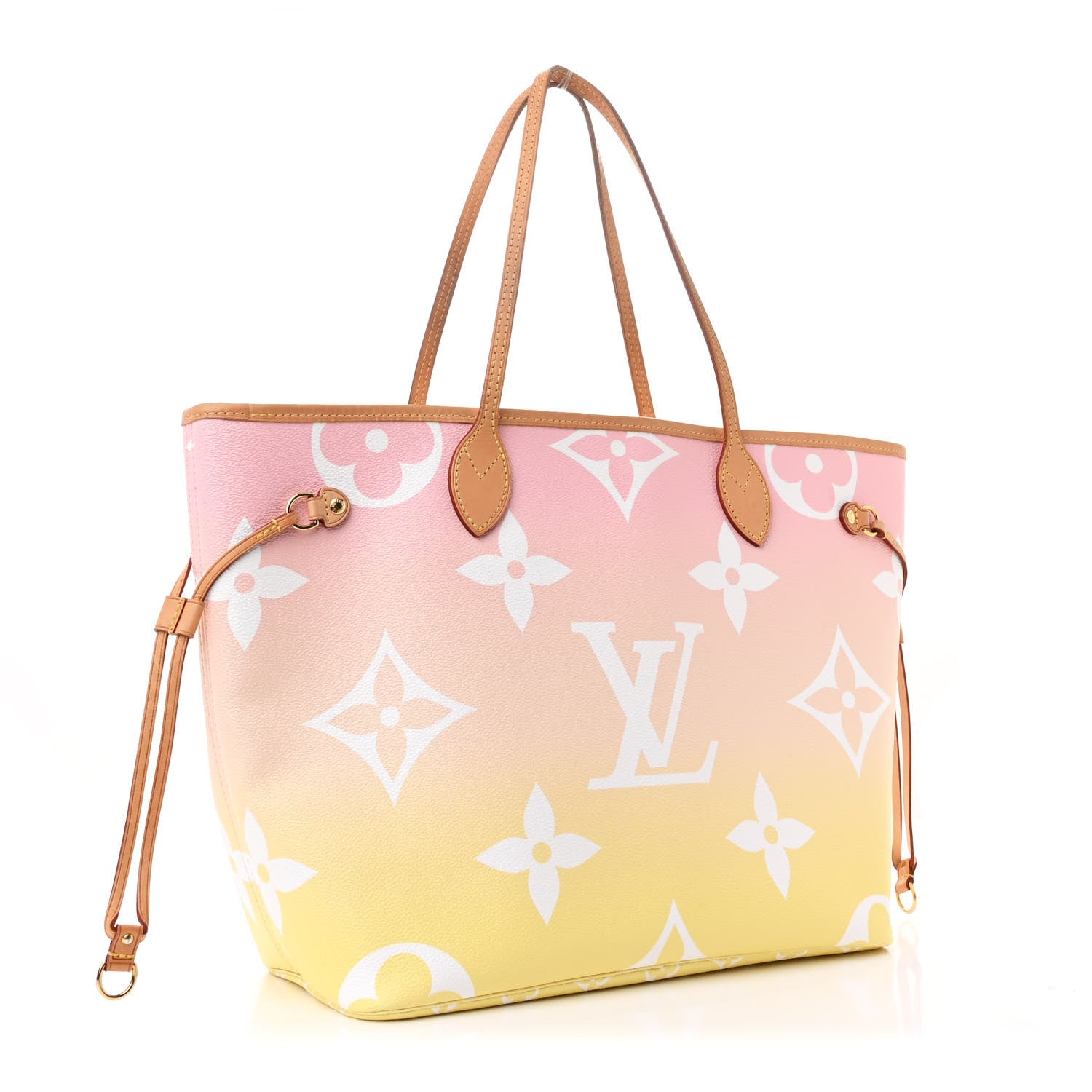 Louis Vuitton Monogram Giant By The Pool Neverfull MM Light Pink 3 of 9