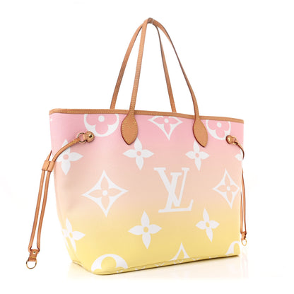 Louis Vuitton Monogram Giant By The Pool Neverfull MM Light Pink 3 of 9