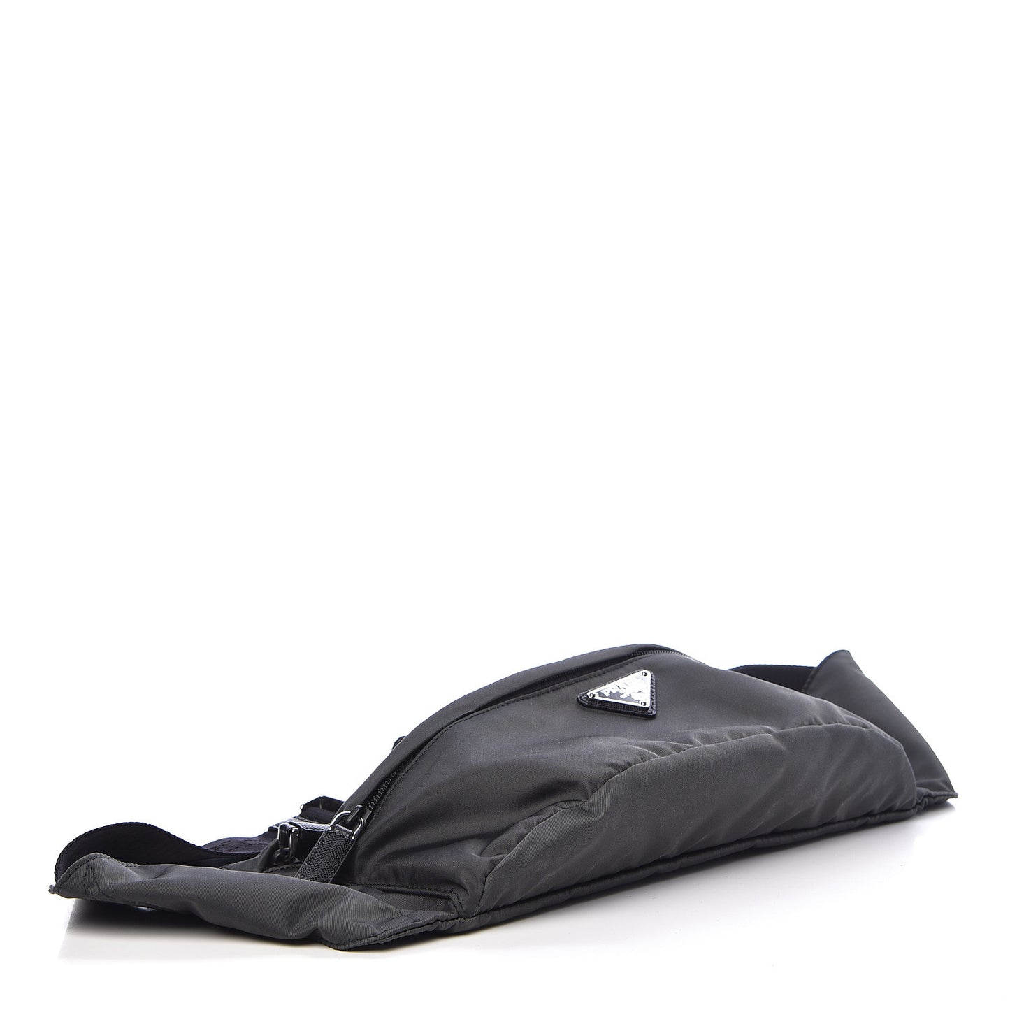 Tessuto Nylon Montagna Belt Bag Piombo