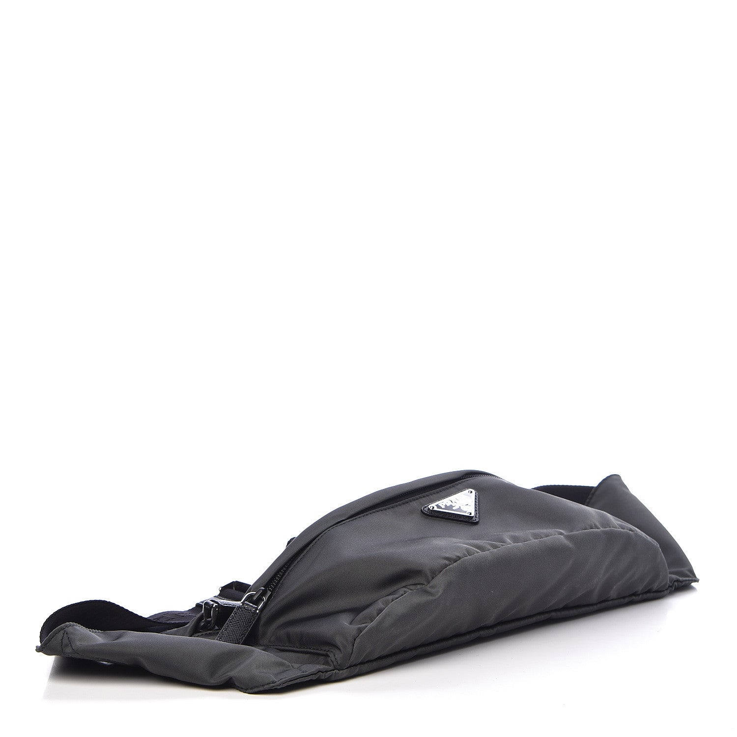 Prada Tessuto Nylon Montagna Belt Bag Piombo 4 of 11