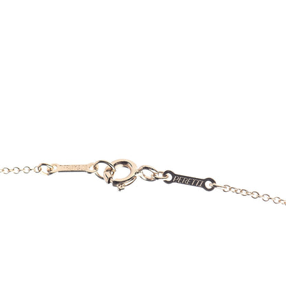 Tiffany 18K Yellow Gold Rock Crystal Quartz Elsa Peretti Open Heart Necklace 6 of 7