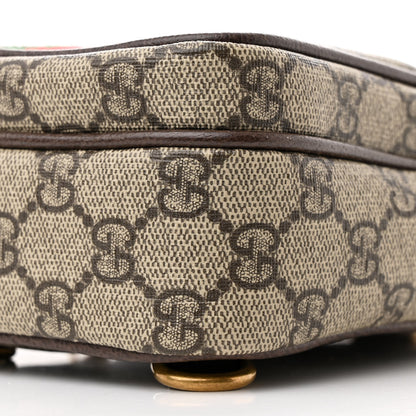 Gucci GG Supreme Monogram Web Mini Ophidia Messenger Brown 10 of 11