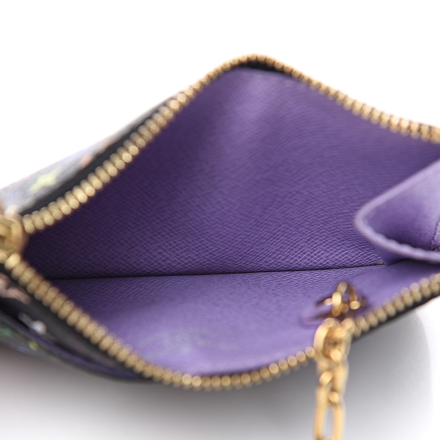 Louis Vuitton Monogram Multicolor Key Pouch Black Grenade 4 of 5
