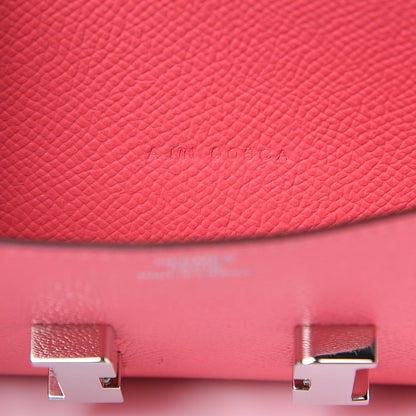 Hermes Epsom Constance Long Wallet Rose Azalee 7 of 10