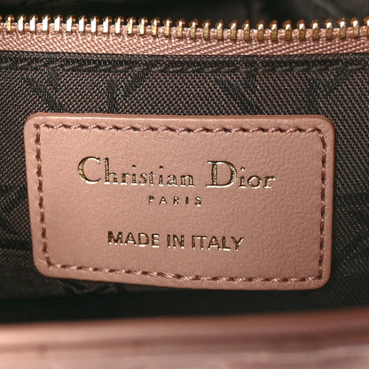 Christian Dior Lambskin Cannage Small My ABCDior Lady Dior Fard 6 of 9