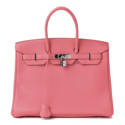 Hermes Togo Birkin 35 Rose Lipstick 1 of 33