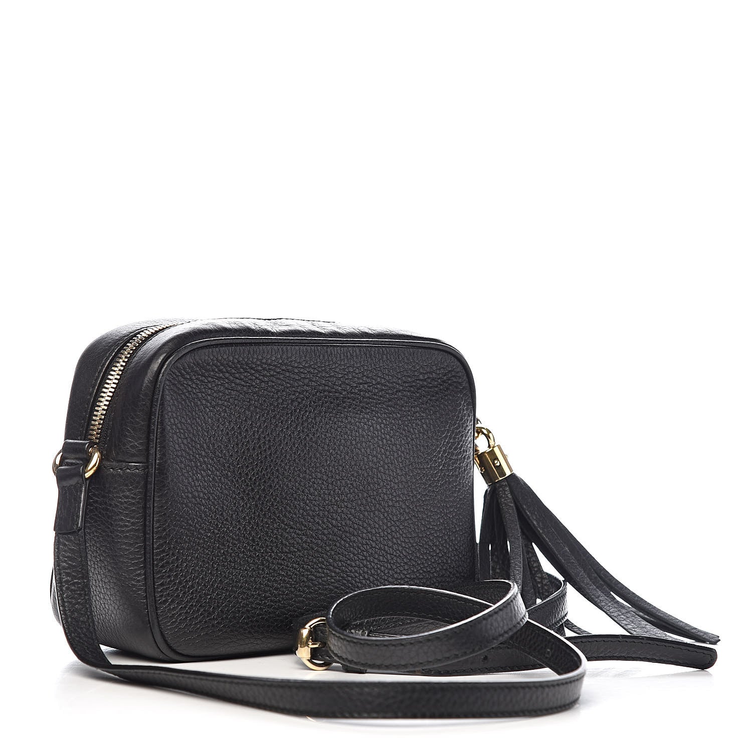 Gucci Pebbled Calfskin Small Soho Disco Bag Black 3 of 11