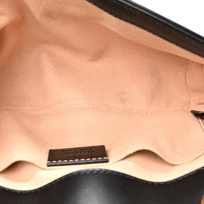 Gucci Calfskin Matelasse Mini GG Marmont Shoulder Bag Black 5 of 13