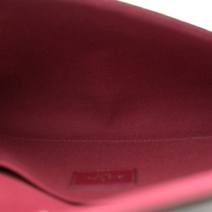 Louis Vuitton Monogram Pochette Felicie Chain Wallet Fuchsia 6 of 14