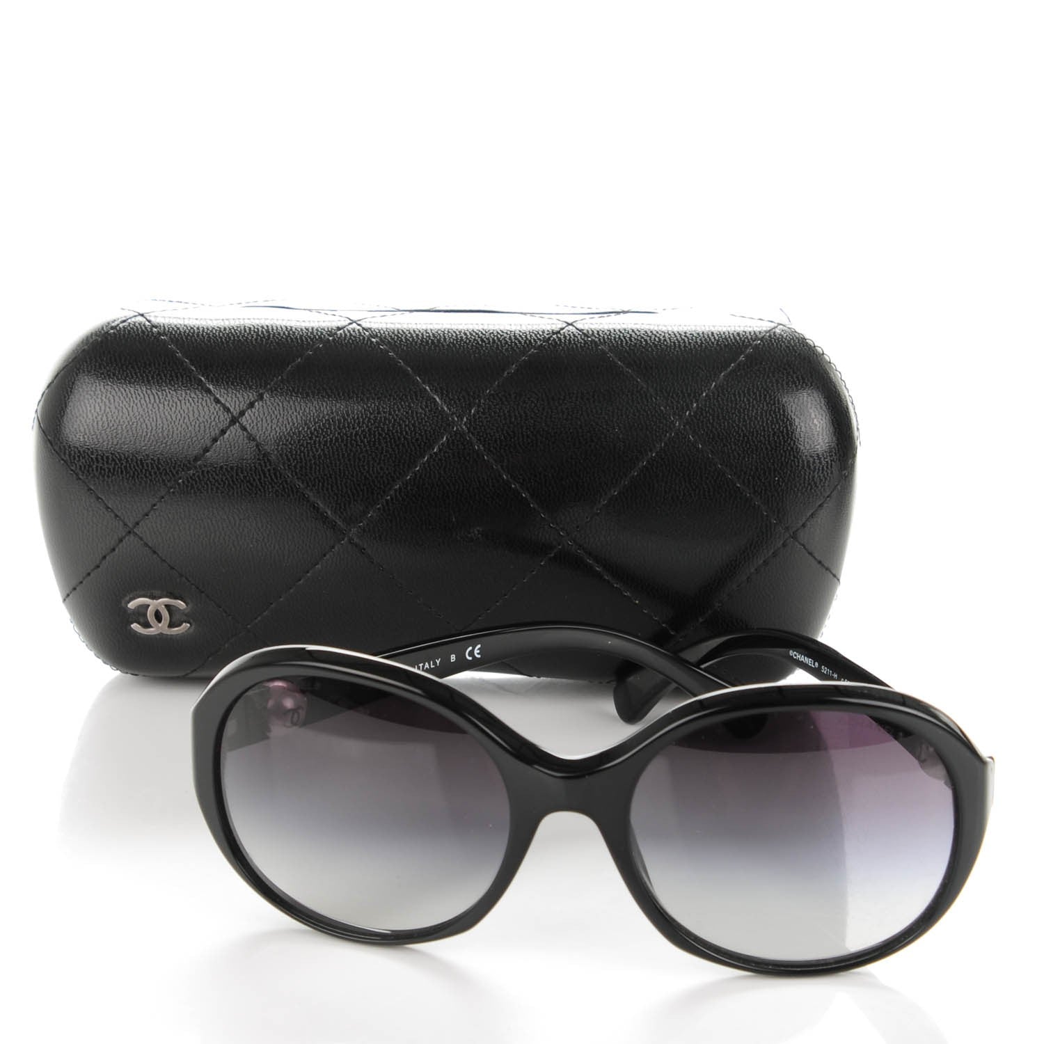 Chanel CC Pearl Sunglasses 5221-H Black 5 of 5