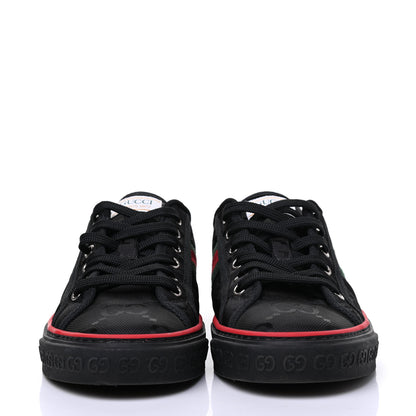 Gucci Econyl Nylon Web Monogram Off The Grid Mens 1977 Tennis Sneakers 39 Black 2 of 7