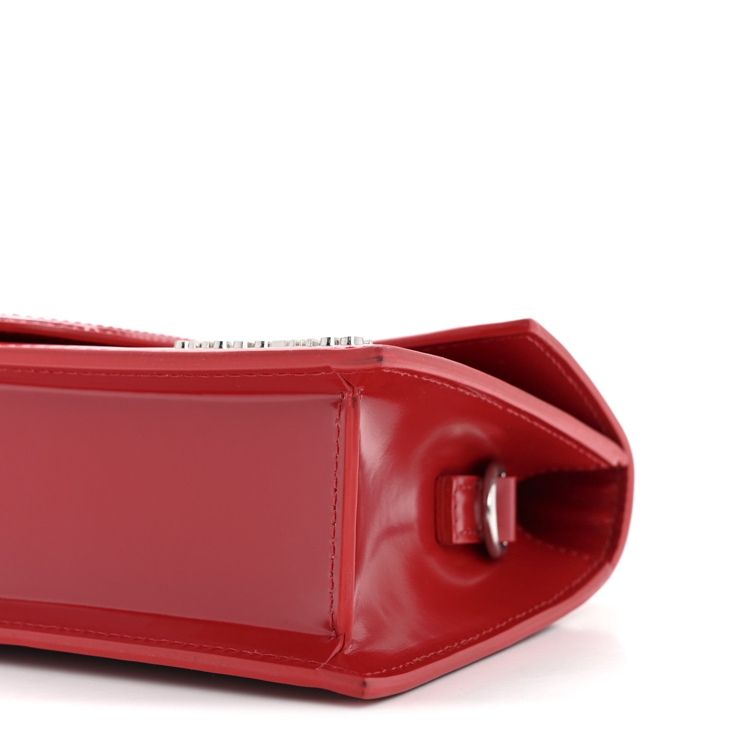Jacquemus Glazed Calfskin Le Grand Bambino Red 9 of 10