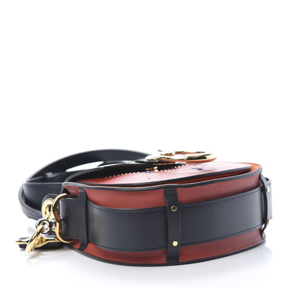 Chloe Calfskin Little Horses Embroidered Baroque Small Tess Bag Earthy Red 4 of 13