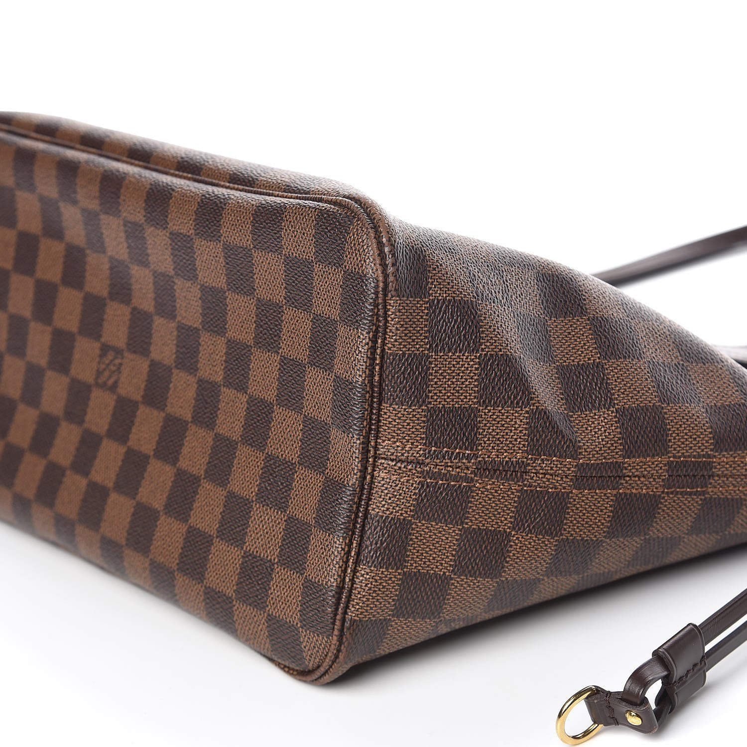 Louis Vuitton Damier Ebene Neo Neverfull MM Rose Ballerine 14 of 15