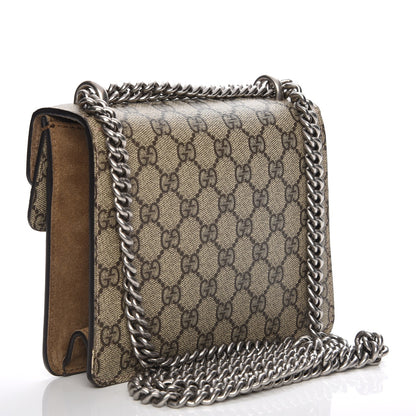 Gucci GG Supreme Monogram Mini Dionysus Shoulder Bag Taupe 3 of 7