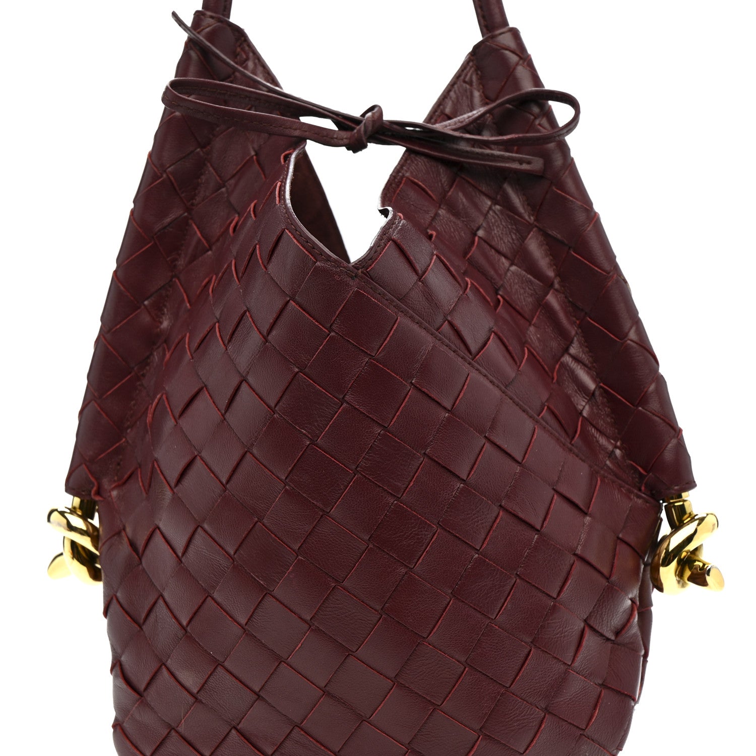 Bottega Veneta Nappa Intrecciato Small Solstice Hobo Barolo 9 of 11
