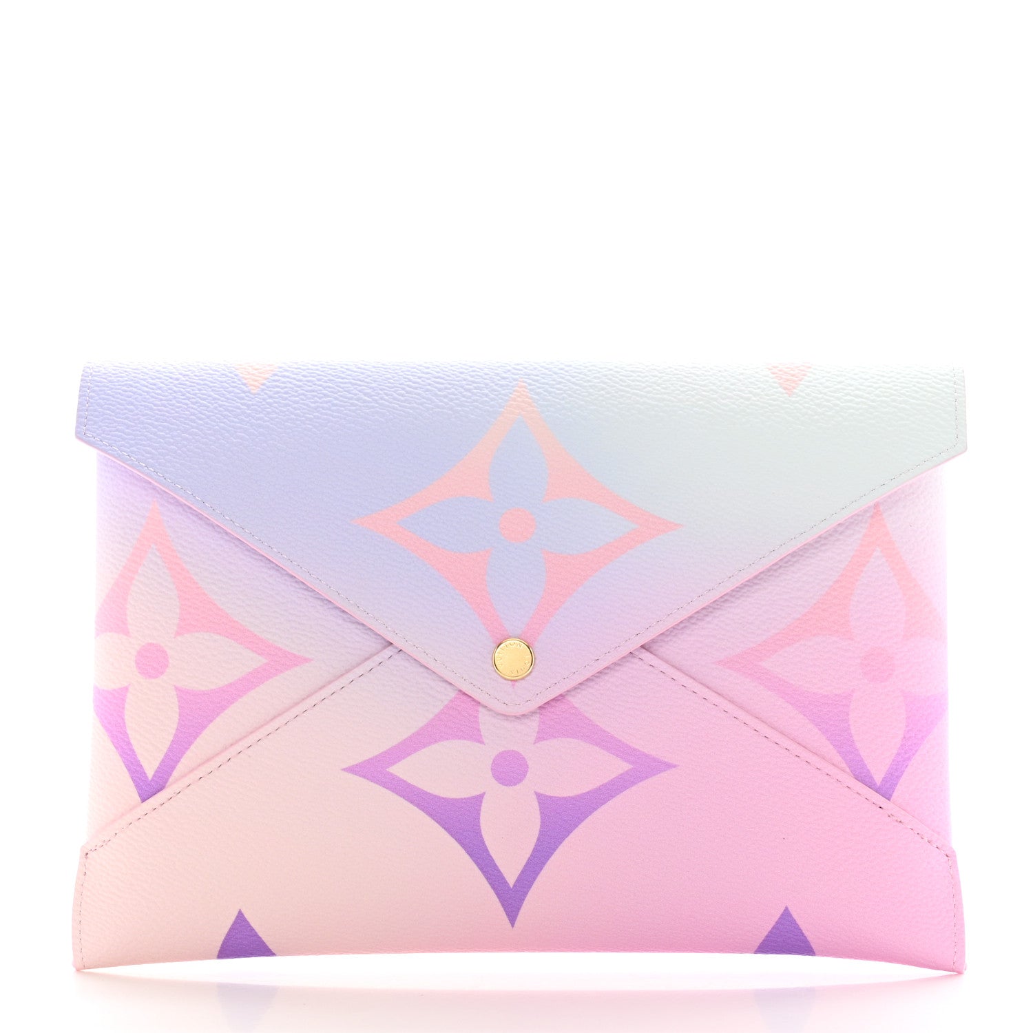 Louis Vuitton Monogram Giant Spring in the City Kirigami Pochette Set Sunrise Pastel Midnight Fuchsia Sunset Kaki 3 of 9
