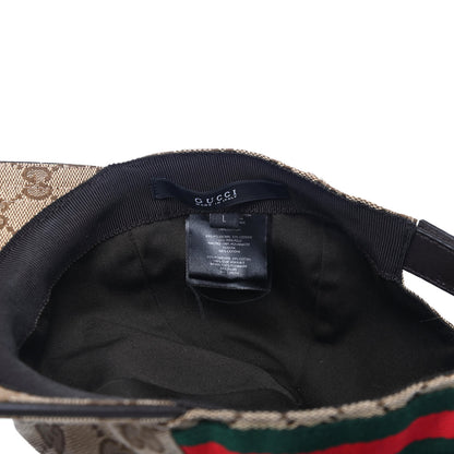 Gucci Monogram Web Baseball Hat L Beige Cocoa 4 of 4