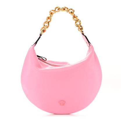 Versace Calfskin La Medusa Chain Hobo Pink 1 of 10