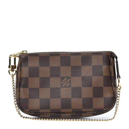 Louis Vuitton Damier Ebene Mini Pochette Accessories 1 of 9