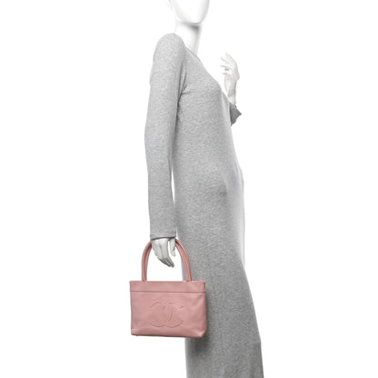 Chanel Caviar CC Tote Pink 2 of 10