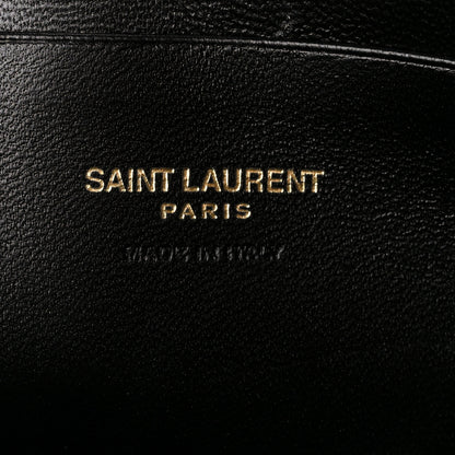Saint Laurent Calfskin Matelasse Monogram Mini Lou Camera Bag Dark Beige 7 of 11