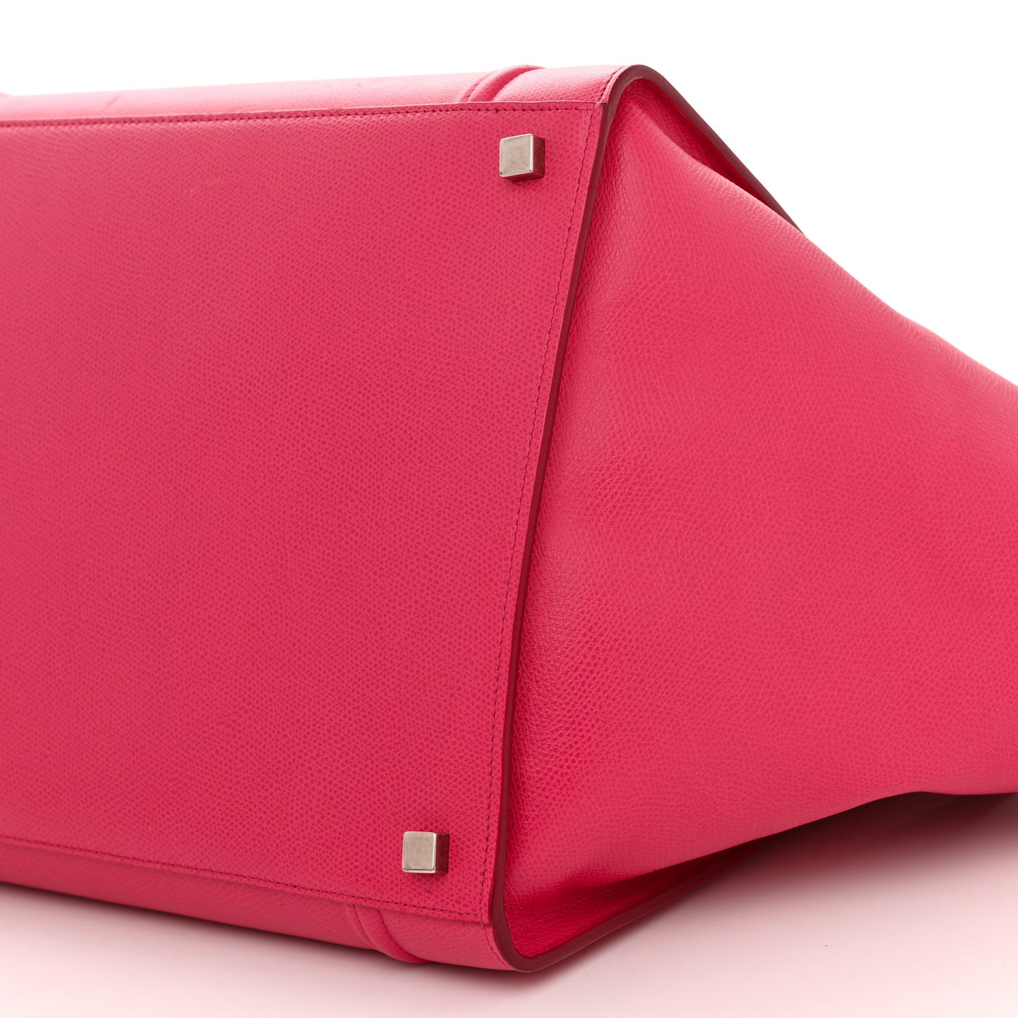 Grained Calfskin Medium Phantom Luggage Fuchsia