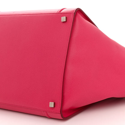 Celine Grained Calfskin Medium Phantom Luggage Fuchsia 10 of 16