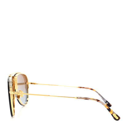 Tom Ford Aviator Leon Sunglasses TF 1071 Tortoise 3 of 8