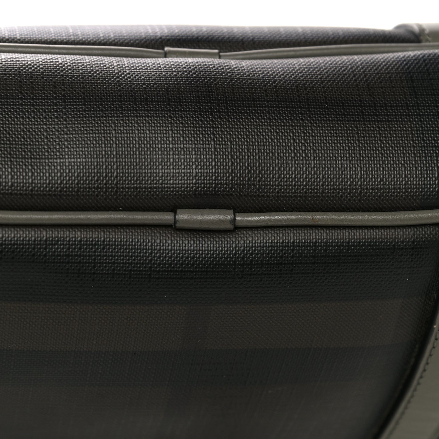 London Smoked Check Large Briefcase Grey