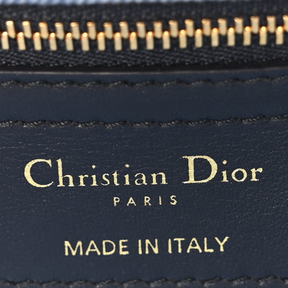 Christian Dior Denim Macrocannage Medium Caro Bag Blue 6 of 11
