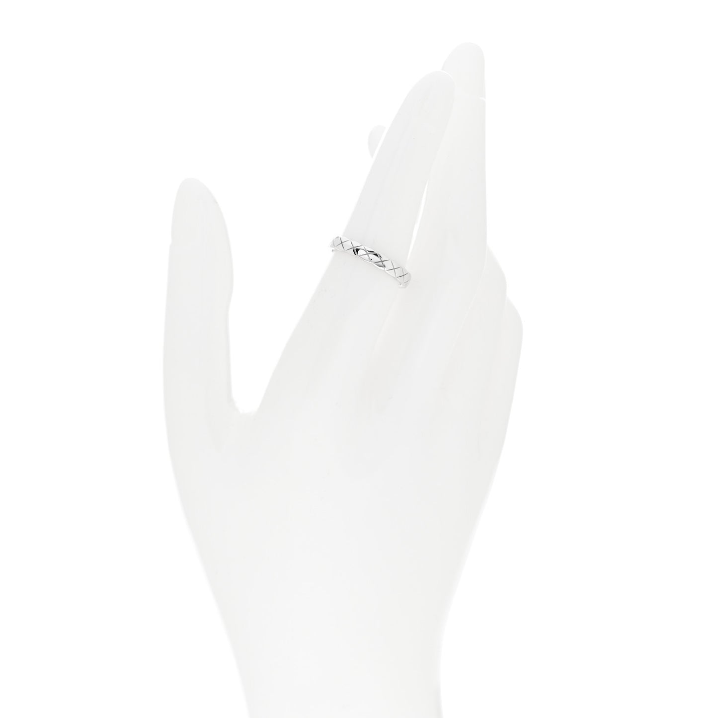 18K White Gold Mini Coco Crush Ring 53 6.25