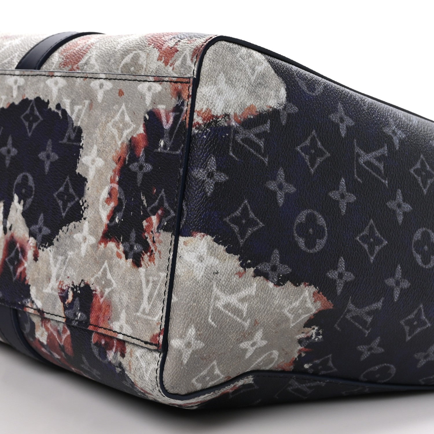 Louis Vuitton Monogram Bleach Sac Plat 24H Ink Blue 8 of 8