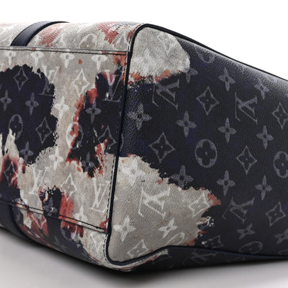 Louis Vuitton Monogram Bleach Sac Plat 24H Ink Blue 8 of 8