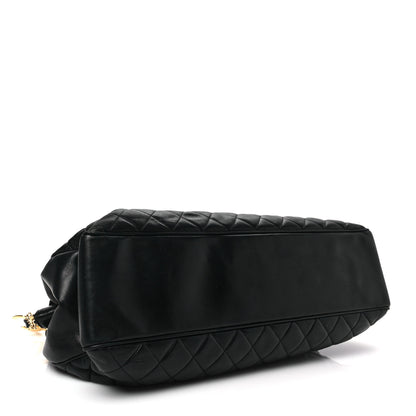 Chanel Lambskin Quilted Shoulder Bag Black 4 of 8