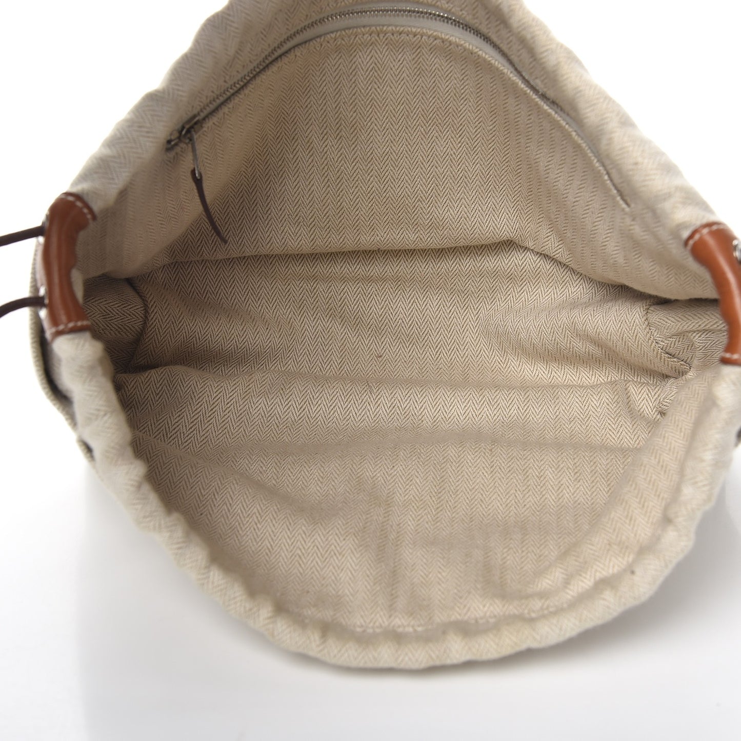 Canvas Barenia Fourbi 25 MM Pouch Naturel Fauve