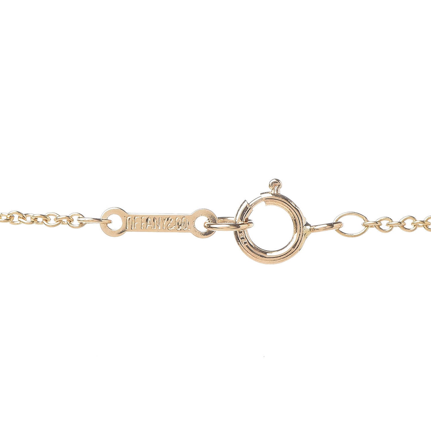 18K Yellow Gold 11mm Elsa Perretti Full Heart Pendant Necklace