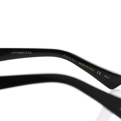 Gucci Acetate Cat Eye GG0163/S Sunglasses Black 6 of 7