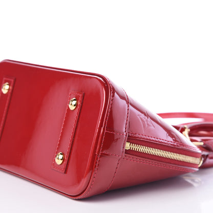 Louis Vuitton Vernis Alma BB Pomme D'Amour 7 of 9