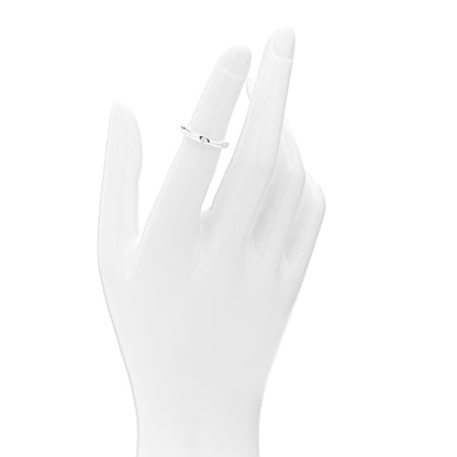 Tiffany Sterling Silver Diamond Elsa Peretti Band Ring 47 4 2 of 4