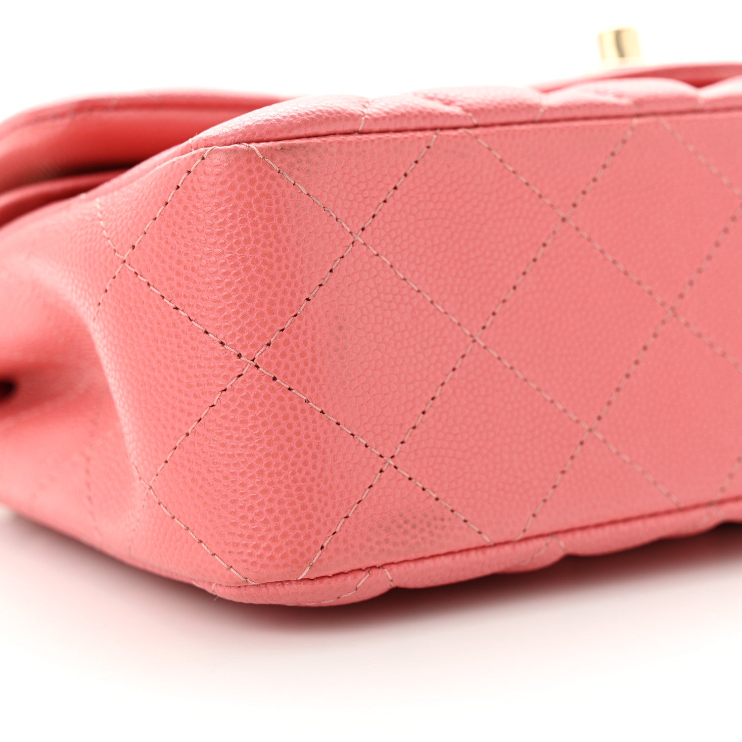 Chanel Caviar Quilted Small Double Flap Pink 11 of 13