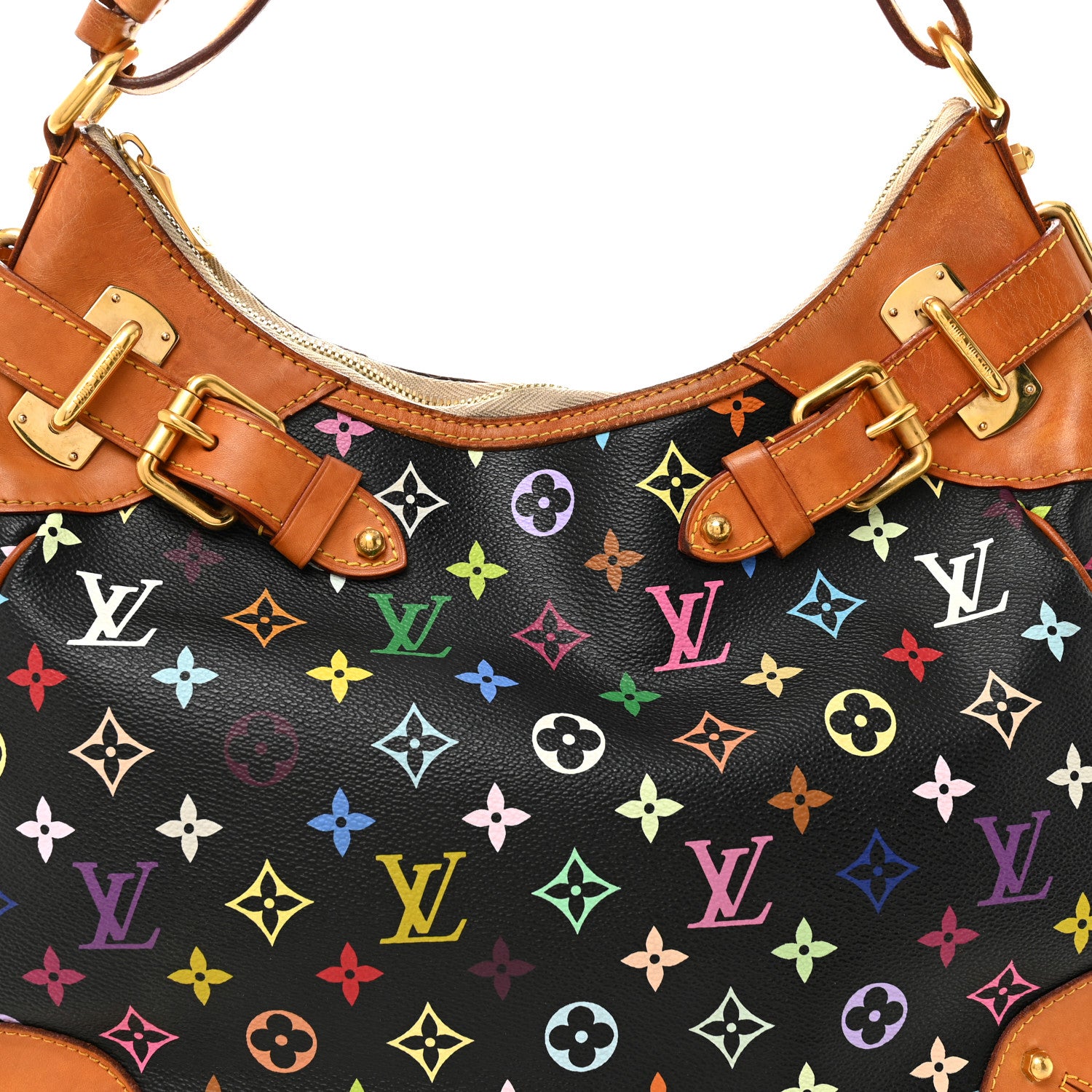 Louis Vuitton Monogram Multicolor Greta Black 7 of 11
