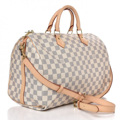 Louis Vuitton Damier Azur Speedy Bandouliere 35 3 of 14