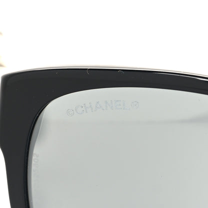 Chanel Cat Eye Chain Polarized Sunglasses 5215-Q Black 7 of 8