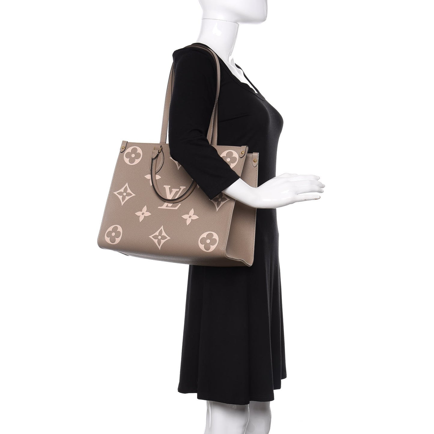 Empreinte Monogram Giant Onthego MM Tourterelle Creme